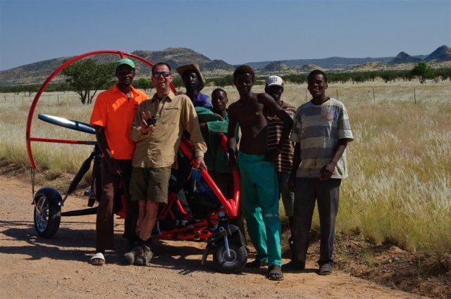 Michl in Namibia